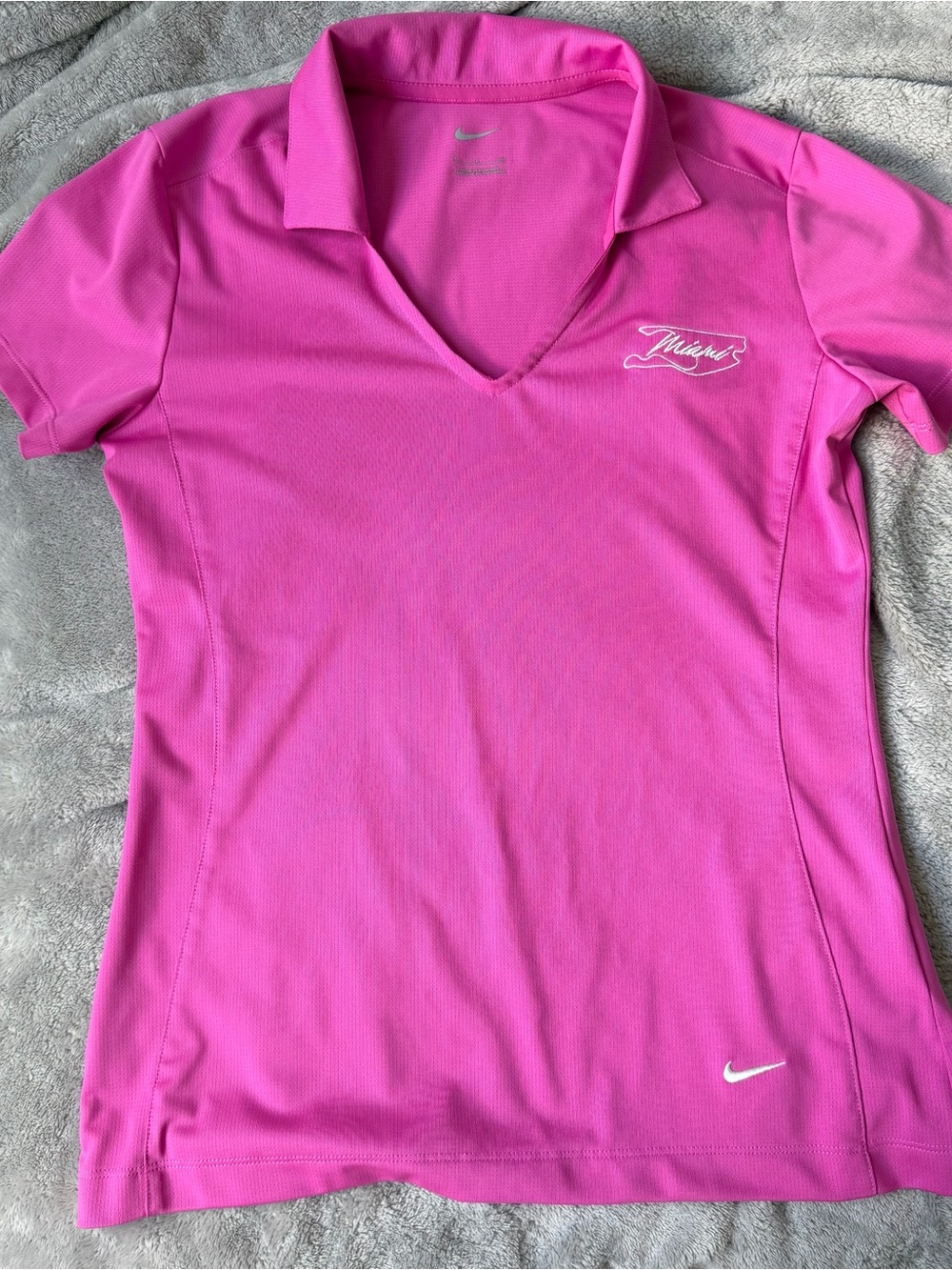 nike f1 miami grand prix pink polo shirt